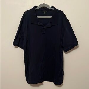 Banana Republic Black Polo Shirt Classic Short Sleeve